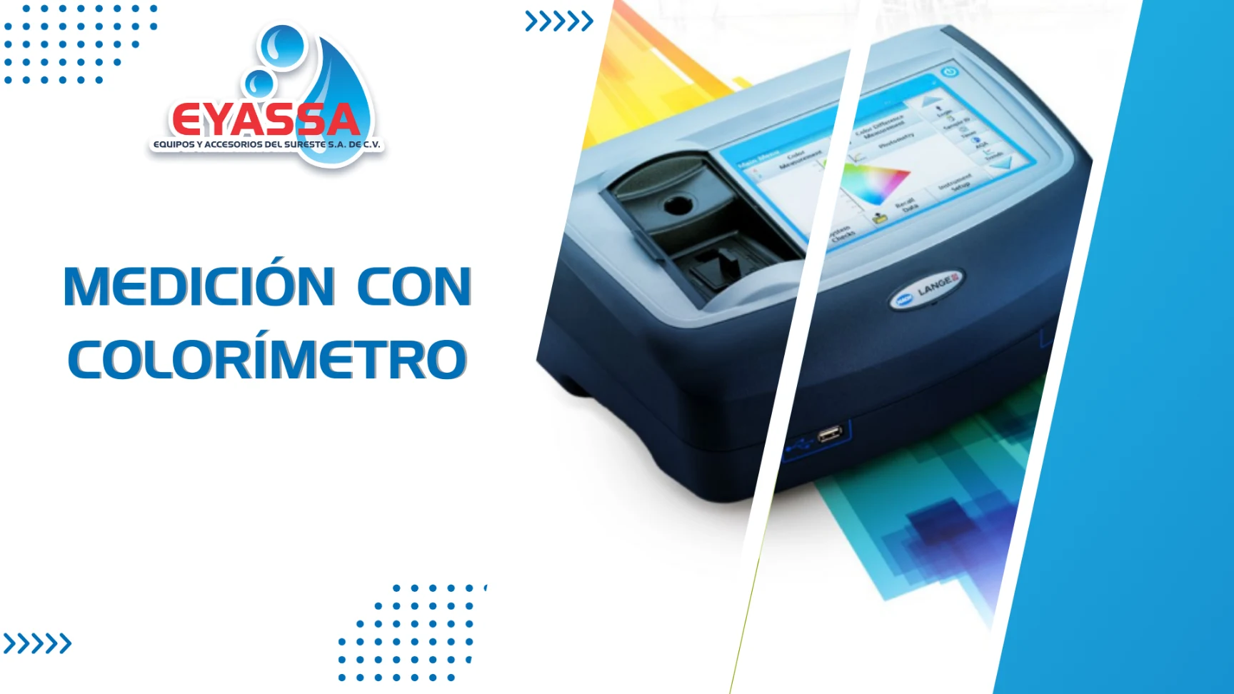 Medición con colorímetro - Analisis de agua- tratamiento de aguas